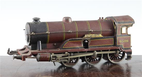 A Bing O gauge clockwork 4-6-0 Royal Scots locomotive, 9.25in.